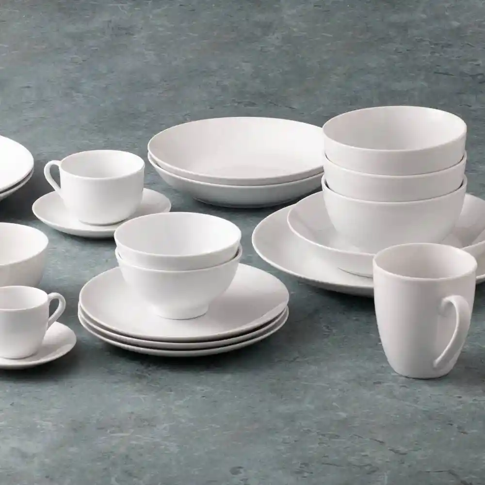 Bowl Para Cereal De Porcelana Blanco Diseño 0003