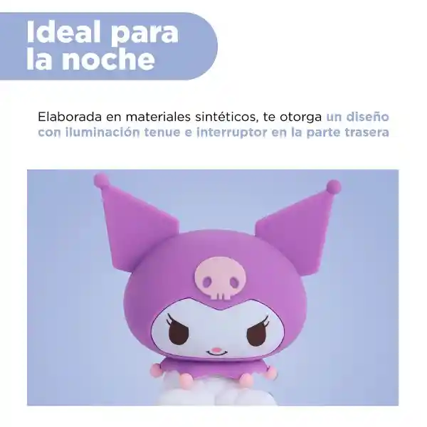 Lámpara de Noche en Forma de Nube Kuromi Serie Sanrio Miniso