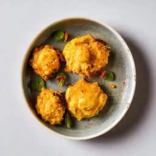 Tostones de Jaiba Gratinada