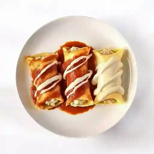 Canelloni De Pollo (3 Unidades)