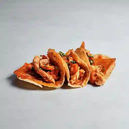 Taco Tinga De Pollo X3