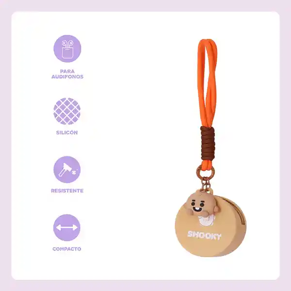 Estuche Protector de Audífonos Baby Shooky Serie Bt21 Miniso