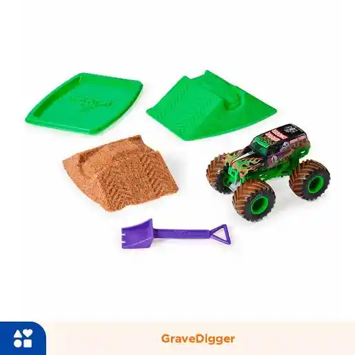 Carro Colecciobale Monster Jam Set 4 Piezas