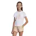 Adidas Camiseta Manga Corta Flwr T de Niña Blanco Talla M