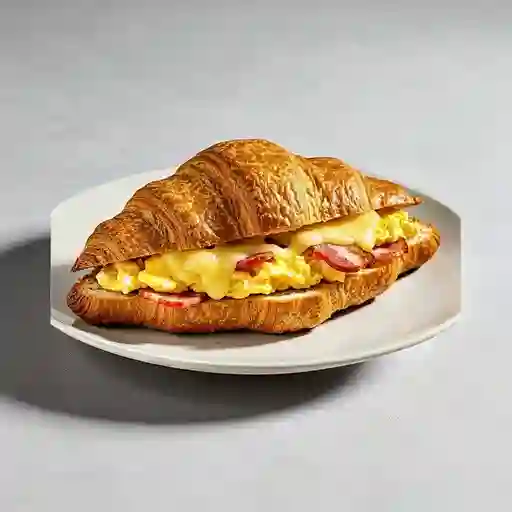 Croissant Huevo, Tocineta & Queso