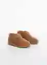 Botines Gus Marron Talla 24 Niños Mango