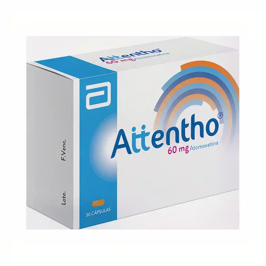 Attentho 60Mg Cap Cd Cj X 30 Atomoxetina Clorhidrato Lab