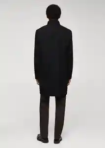 Abrigo Metro Negro Talla XXL Hombre Mango