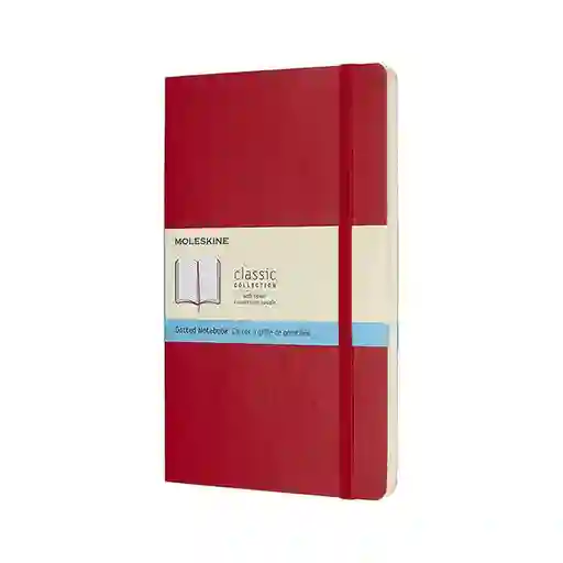 Moleskine Cuaderno Puntos Rojo Grande