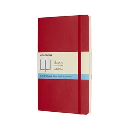 Moleskine Cuaderno Puntos Rojo Grande