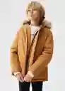 Anorak Suzi Mostaza Talla 12 Niños Mango