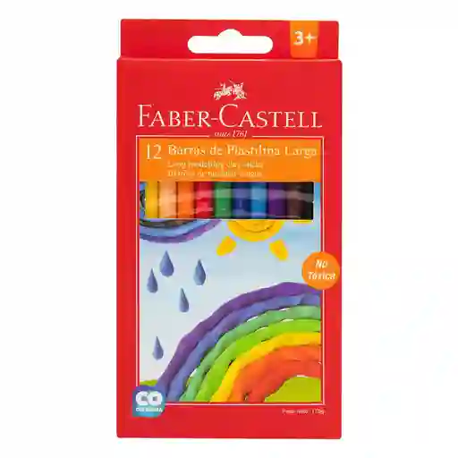 Faber Castell Plastilinas Largas X 12U