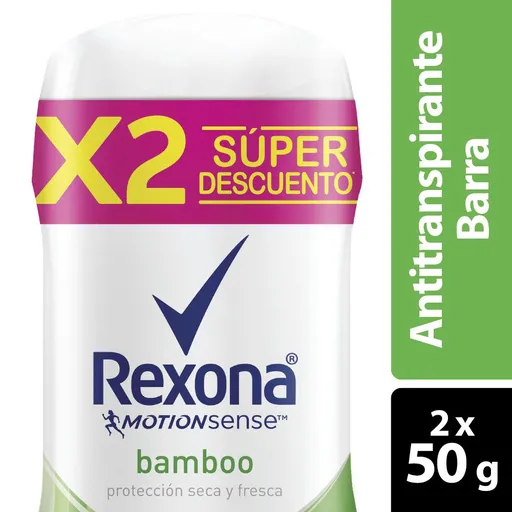 Rexona Desodorante Bamboo en Barra