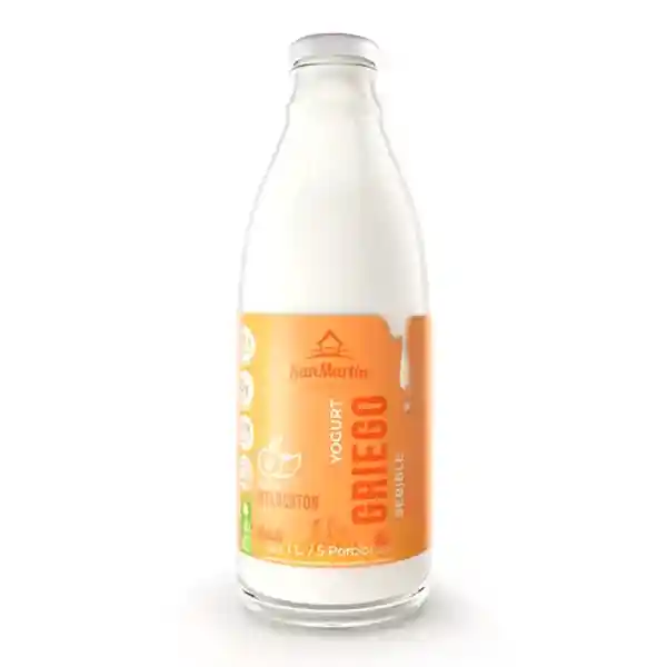 San Martin Yogurt Griego Bebible Melocotón