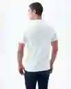Camiseta Hombre Blanco Talla S 800G002_BLA114001 Americanino