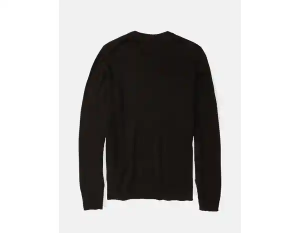 Suéter Hombre Tejido Negra Talla Large American Eagle
