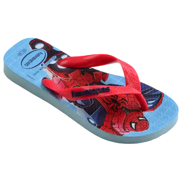 Sandalias Kids Top Marvel II Azul Agua T. 32 4148300 Havaianas