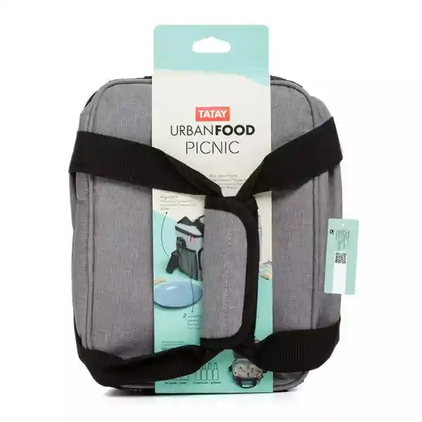Tatay Lonchera Denim Gris 28 5 x 21 x 24 cm 1184515