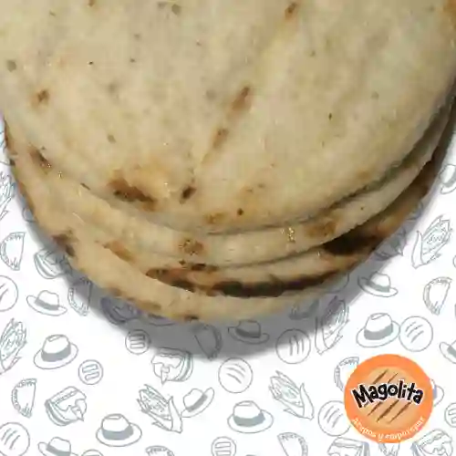 Arepa Media Tela Blanca X10
