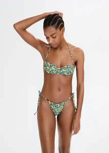Braga Bari Negro Talla M Mujer Mango