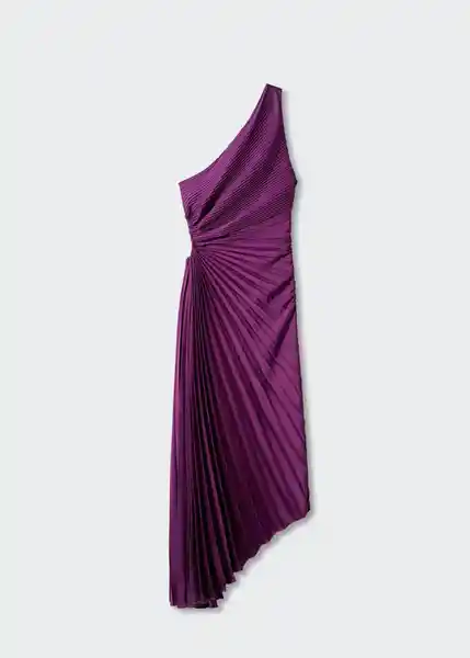 Vestido Claudia Morado Talla S Mujer Mango