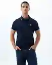 Camiseta Hombre Azul Talla S 800G001_AZU194023 Americanino