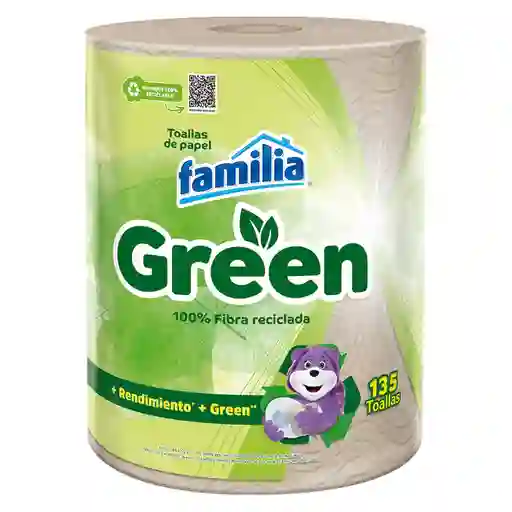 Familia Toalla de Cocina Green Triple Hoja