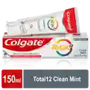 Crema Dental Colgate Total 12 Clean Mint 150ml