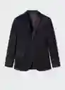 Blazer Americana Cola Negro Talla 46 Hombre Mango