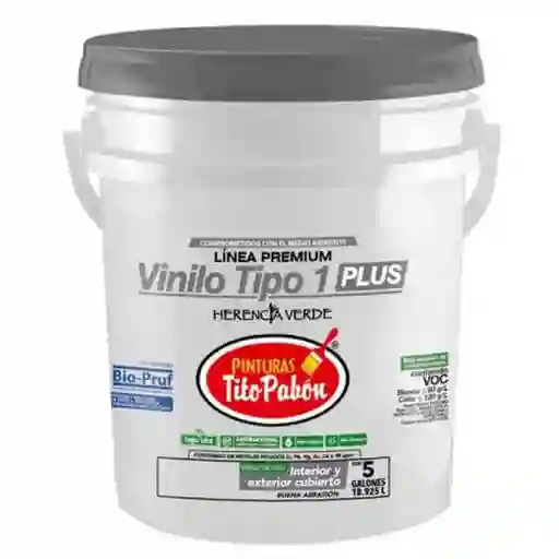 Tito Pabón Vinilo Almendro Mate Tipo 1.