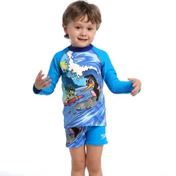 Camiseta Manga Larga Sunshine Luau Surf Bebé Masculino 4 Speedo