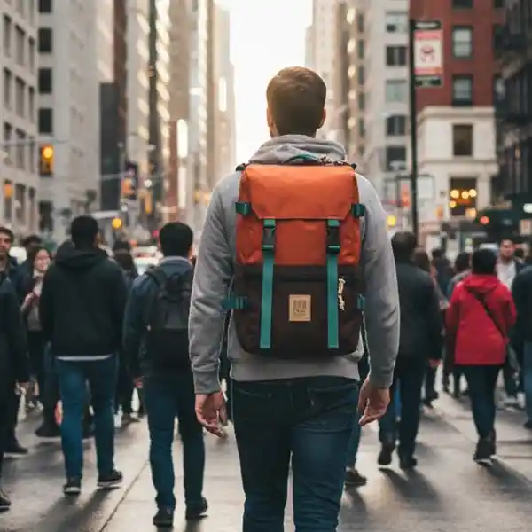 Topo Designs Maleta de Aventura Rover Clay Chocolate