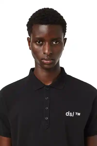 Diesel Camiseta Polo T-Weet-B2 Negro Talla M