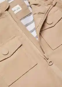 Abrigo Parka Noah Beige Talla 71 Niños Mango