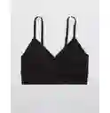 Bralette Negro Talla Large Aerie American Eagle