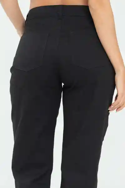 Pantalón Mom Cinco Bolsillos Color Negro Talla 12 Ragged