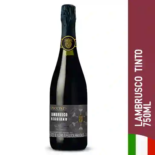 Piccini Vino Tinto Lambrusco Reggiano Botella 750 ml