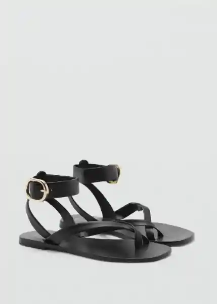 Sandalias Cudi1 Negro Talla 39 Mujer Mango