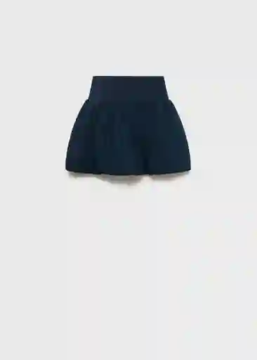 Falda Globo Navy Talla 10 Niñas Mango
