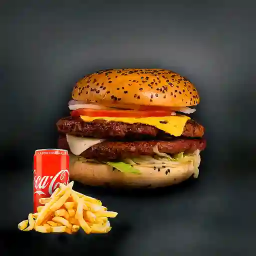 Promo Hamburguesa Artesanal Doble Carne