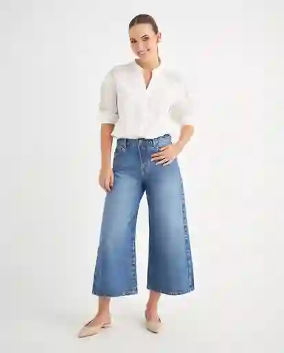 Jean Azul Rivera Medio Talla 16 479F005 Esprit