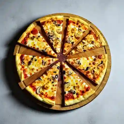 Pizza de Pollo y Champiñones