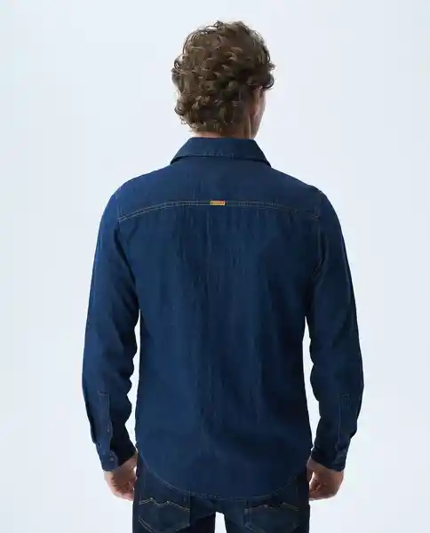 Camisa Unisex Oscura Azul Clásico Oscuro Talla L Hombre Chevignon