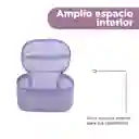 Cosmetiquera Plastificada Serie Miniso Morado Miniso
