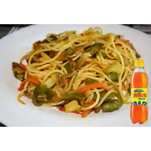 Combo Spaguettis con Vegetales + Colombiana 400 ml