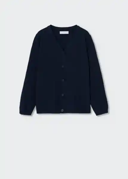 Cardigan Nick3 Navy Talla 06 Niños Mango