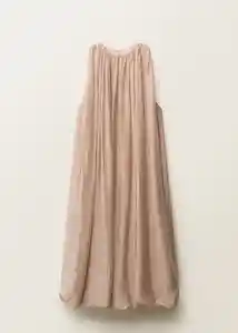 Vestido Ania Beige Talla XS Mujer Mango