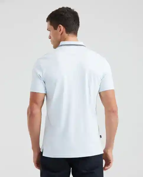 Camiseta Polo Contrast Details Azul Ilusión Claro XS Chevignon