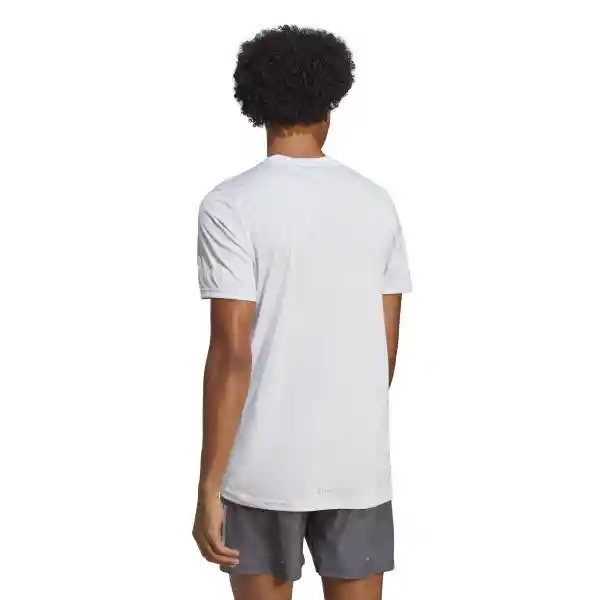 Adidas Camiseta Run It Tee M Para Hombre Blanco Talla S