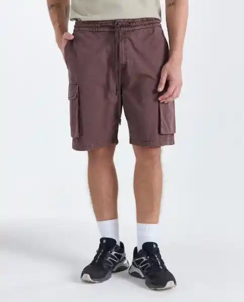 Bermuda Short Hombre Café Talla 36 859G000_CAF191420 Americanino